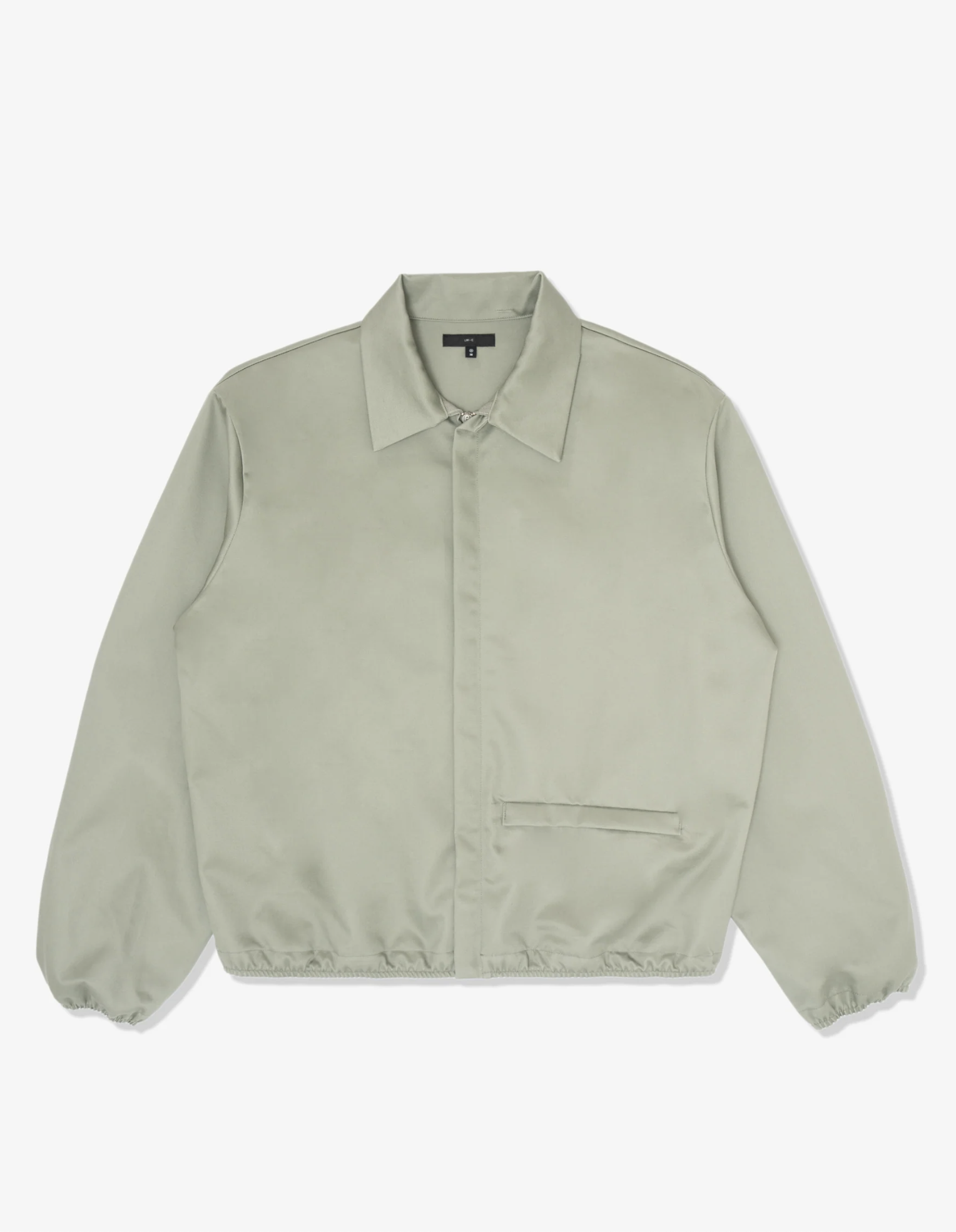 SSSTEIN – SILK NYLON COLLARED ZIP JACKET (CHARCOAL BROWN) — EQUIPMENT